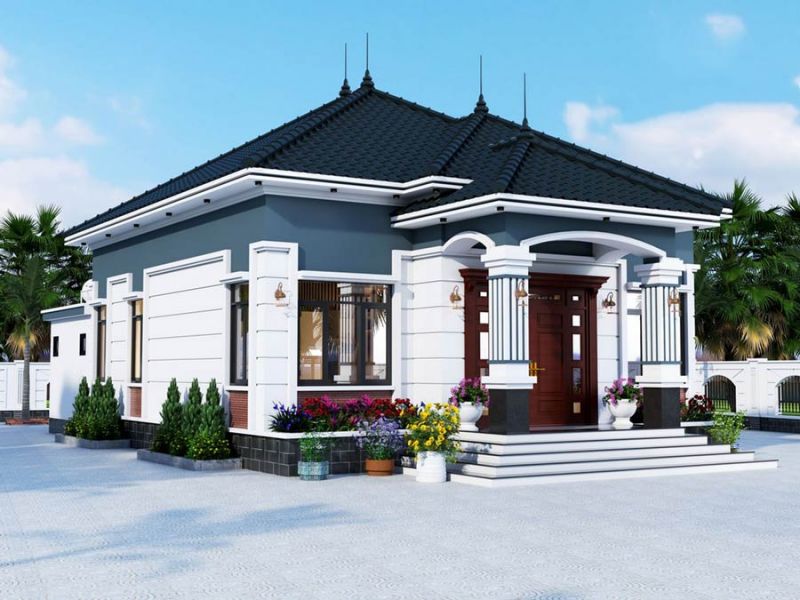 Thiết kế nhà 3 gian hiện đại  thiet ke nha 3 gian hien dai