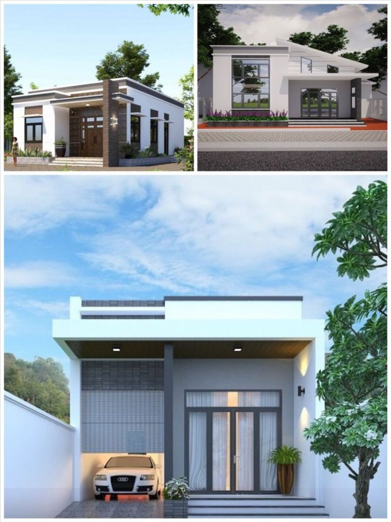 Thiết kế nhà cấp 4 đẹp  thiet ke nha cap 4 dep
