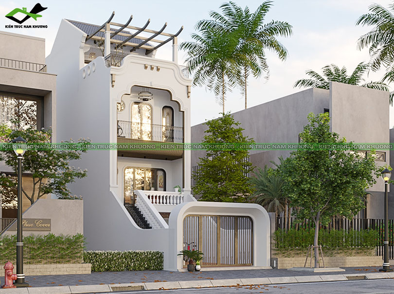 Thiết kế nhà ngang 8m dài 15m