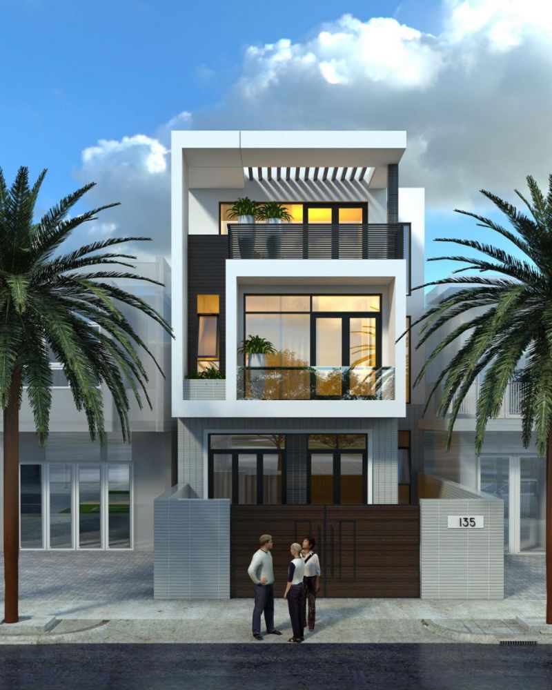 Thiết kế nhà phố Bình Hòa