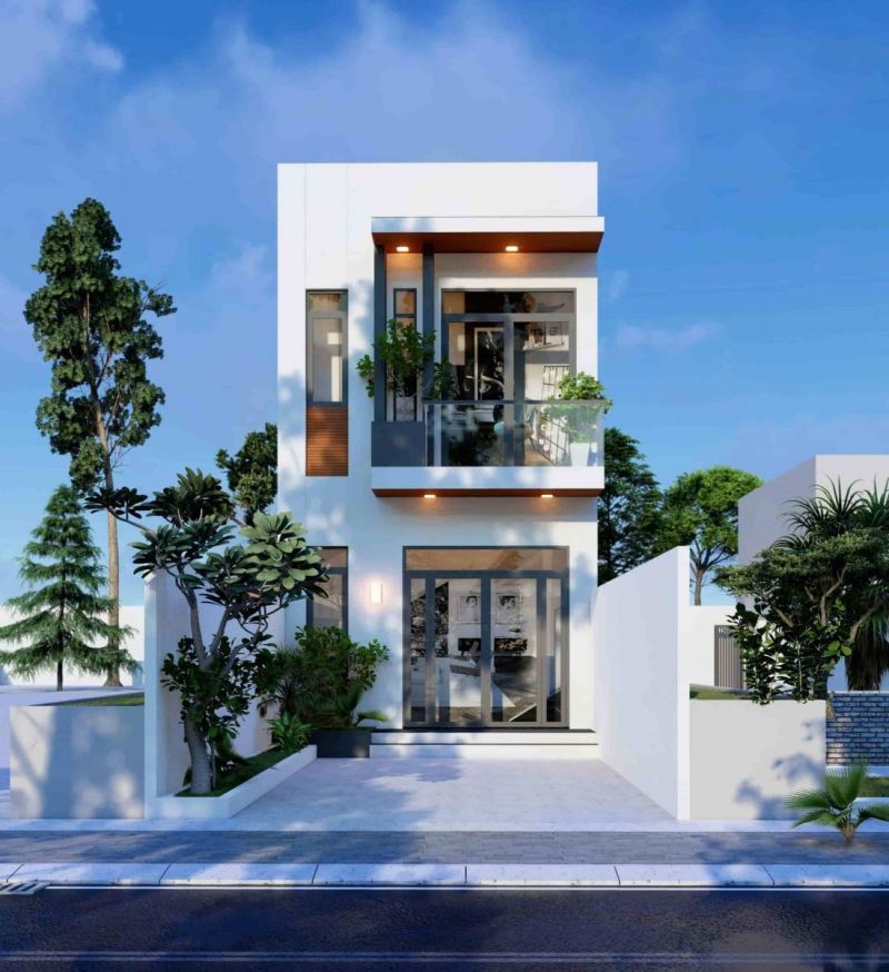 Thiết kế nhà phố Hòa Lợi thiet ke nha pho hoa loi