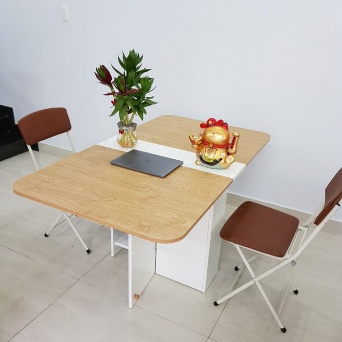 Bàn Ăn Thông Minh 4 ghế xếp Vba19 Bàn Ăn Thông Minh 4 ghế xếp Vba19
