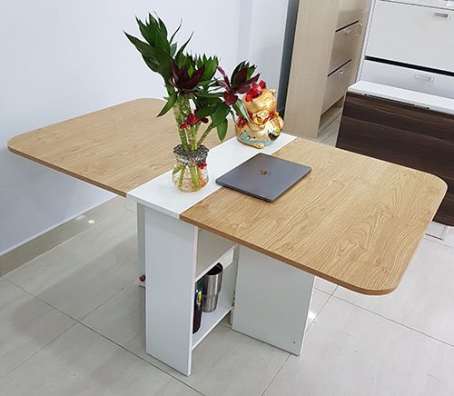 Bàn Ăn Thông Minh 4 ghế xếp Vba19 Bàn Ăn Thông Minh 4 ghế xếp Vba19