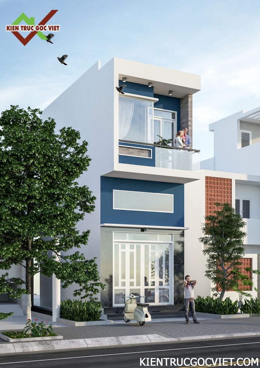 Thiết kế mặt tiền nhà phố 