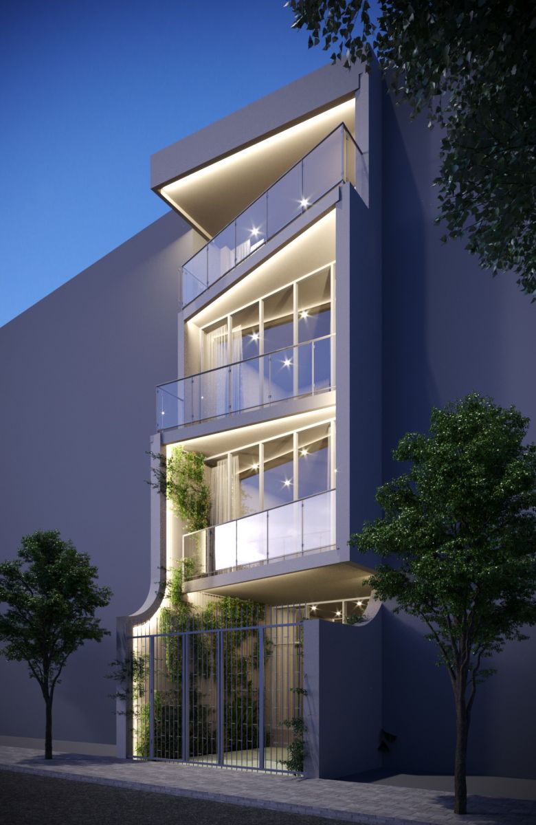 Thiết kế nhà phố 3 tầng 