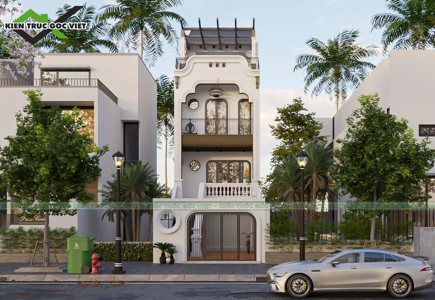 Thiết kế nhà phố tại Bình Dương 