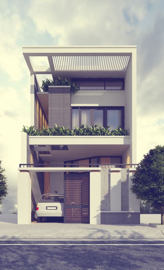 Mẫu nhà 2 tầng hiện đại 