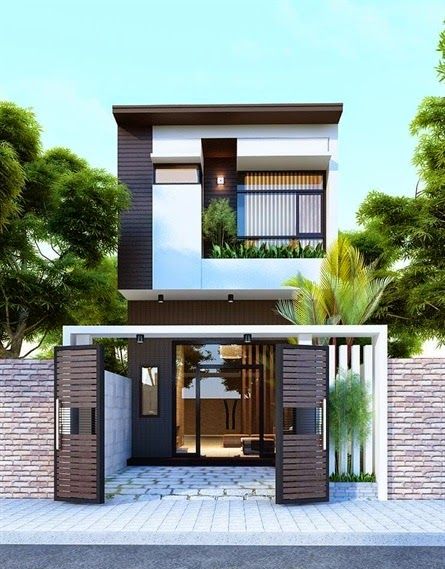 Mẫu nhà 2 tầng hiện đại 