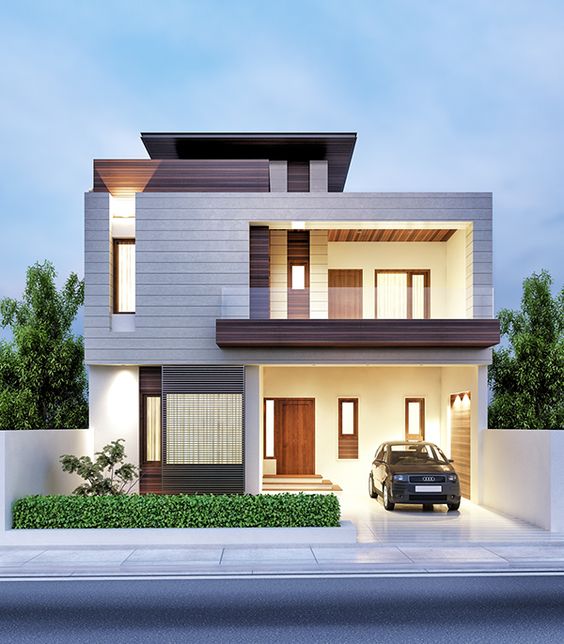Mẫu nhà 2 tầng hiện đại 