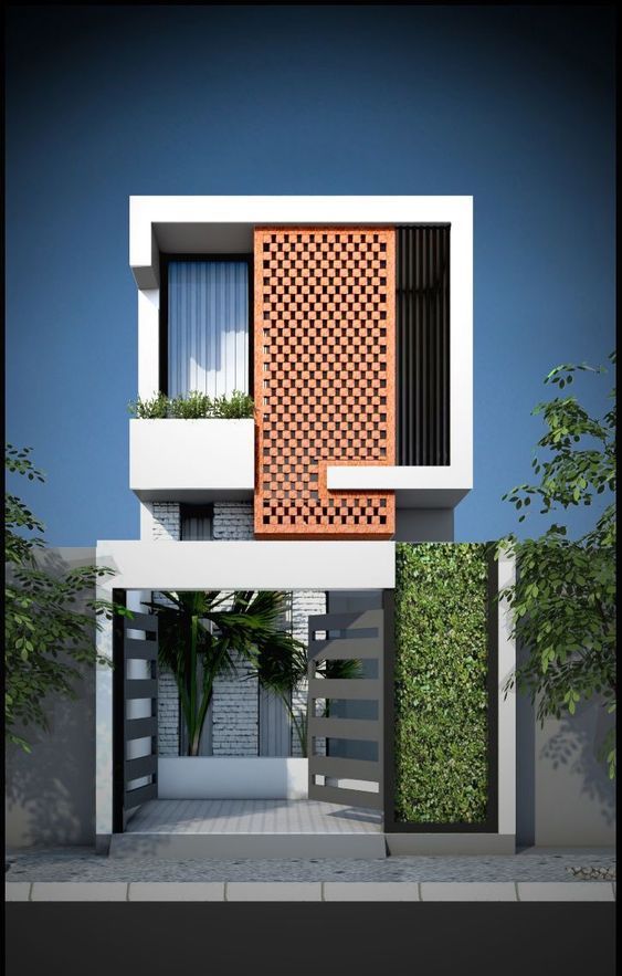 Mẫu nhà 2 tầng hiện đại 