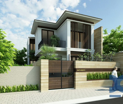 Mẫu nhà 2 tầng hiện đại 