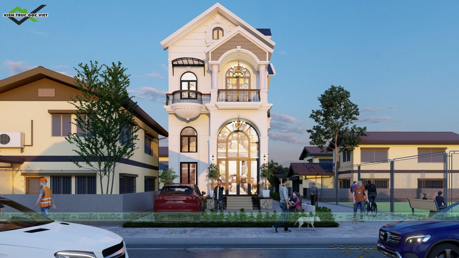 Biệt thự 2 mặt tiền ở Củ Chi 