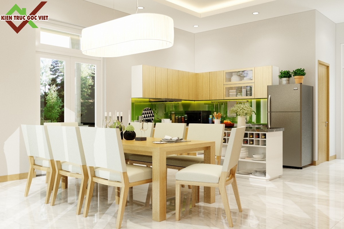 Phôi cảnh nội thất phòng bếp 