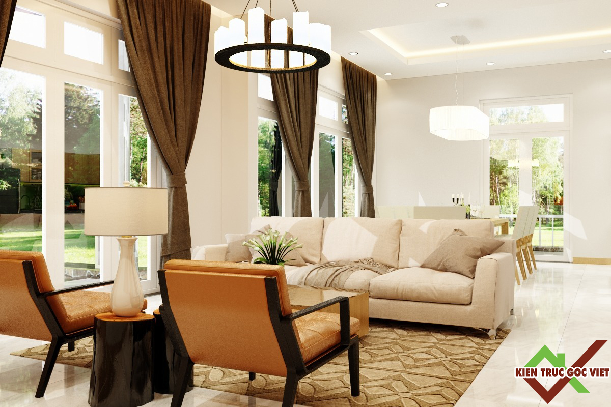 Thiết kế nội thất phong cách hiện đại