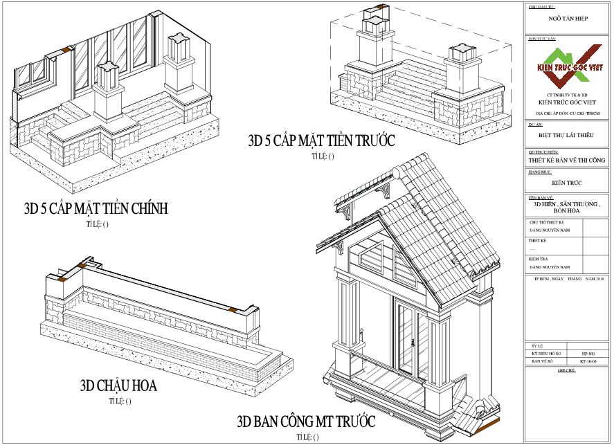 Bổ chi tiết 3d