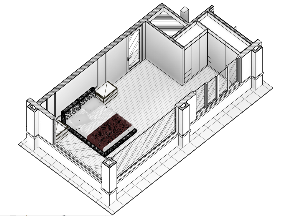 Phối cảnh 3d phòng ngủ 