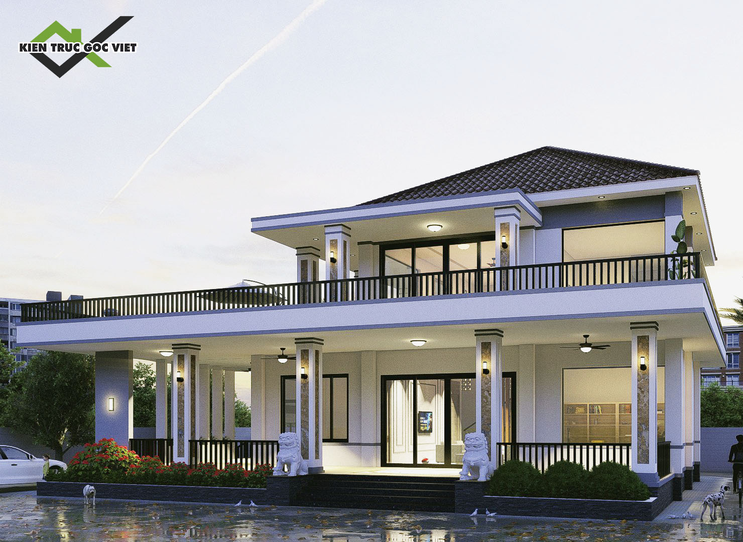Mẫu biệt thự vườn đẹp 