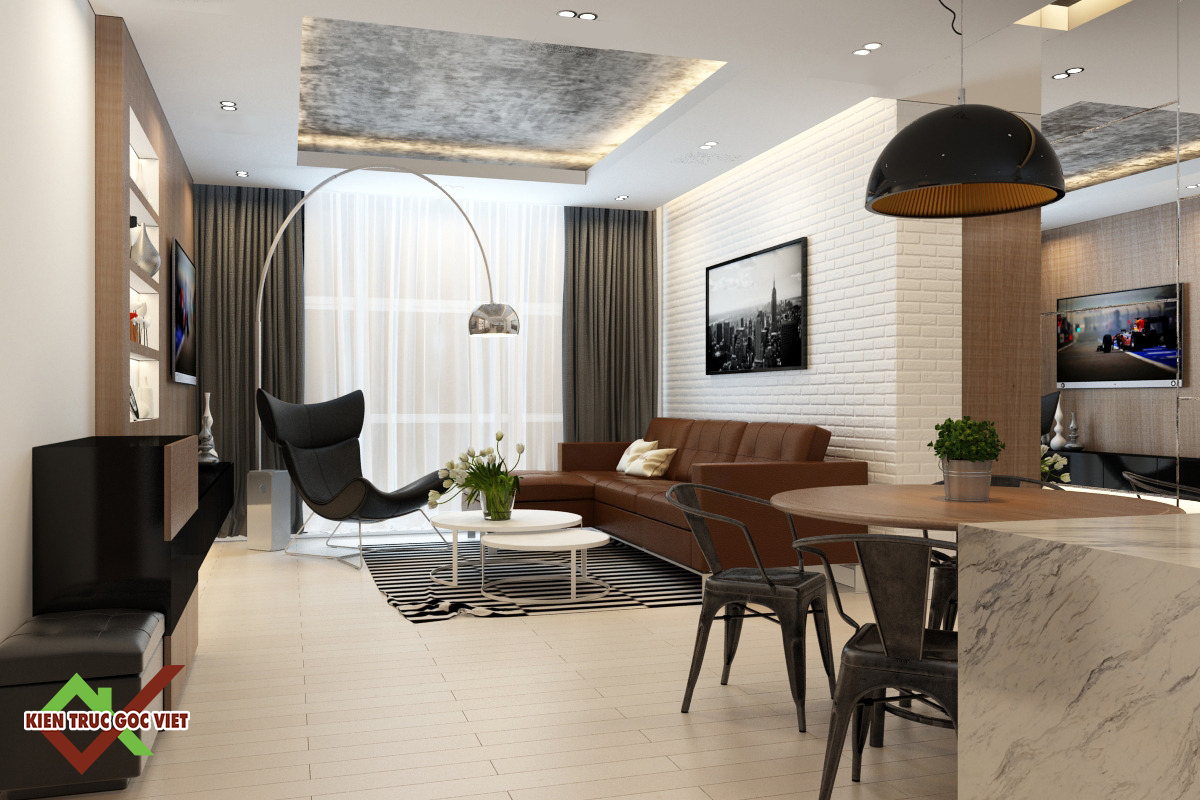 Phôi cảnh nội thất phòng khách