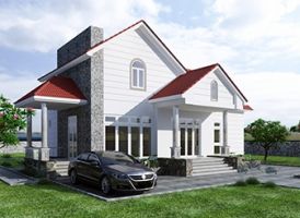 Mẫu thiết kế nội thất biệt thự vườn
