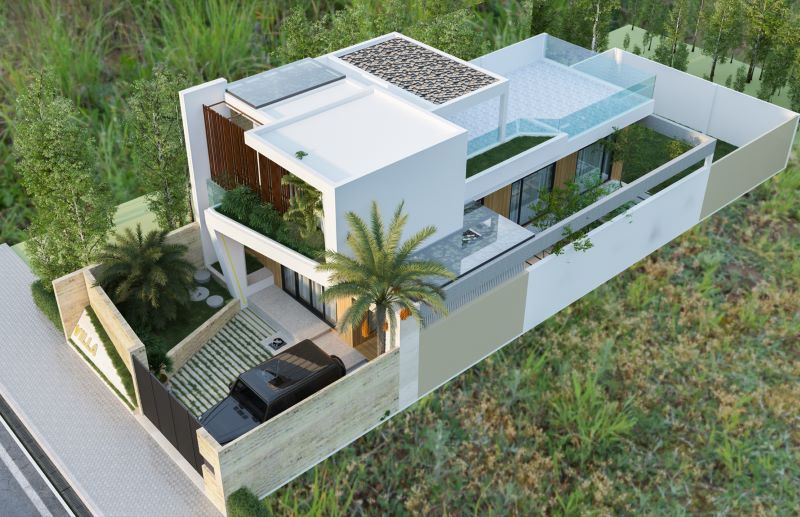Nhà phố hiện đại ở Bình Dương 