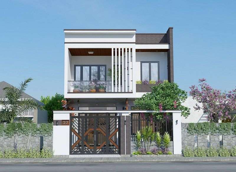 Mẫu nhà 1 trệt 1 lầu 