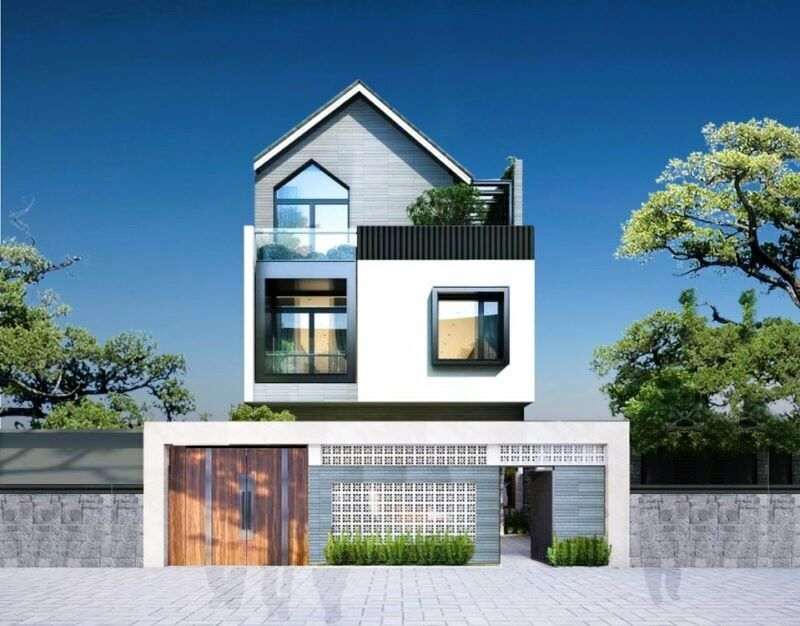 Mẫu nhà 1 trệt 1 lầu 