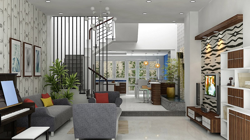 Những mẫu nhà giếng trời đẹp, xu hướng 2023