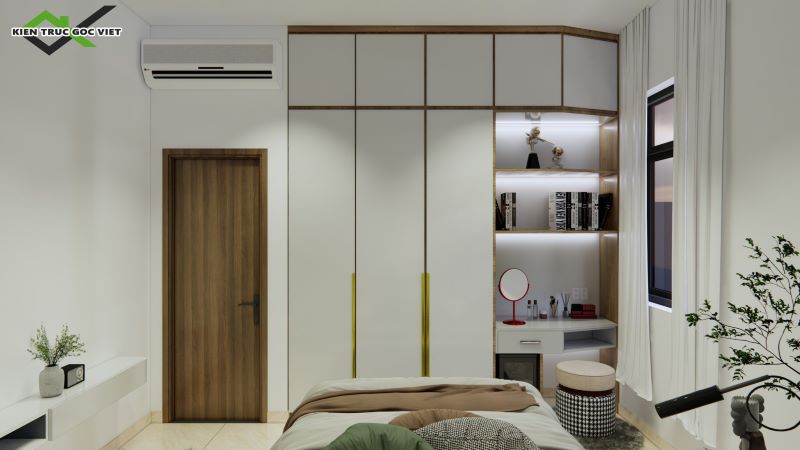 Nội thất nhà phố 2 tầng 4,8 x 12,5m