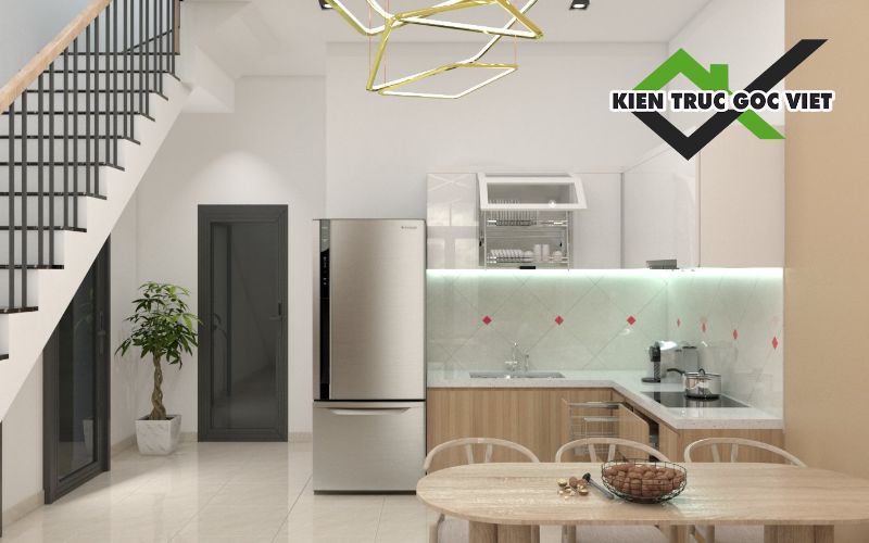 Thiết kế nhà hiện đại đẹp rộng 5 mét ở Thủ Dầu Một