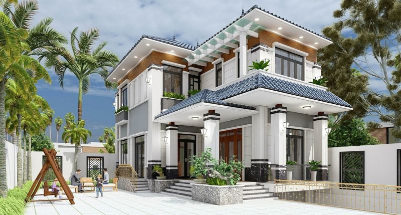 Thiết kế biệt thự ở Củ Chi 