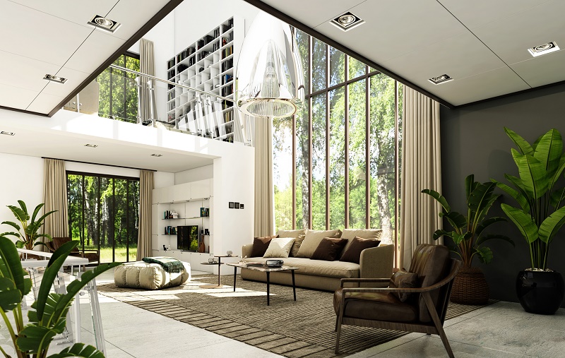 Thiết kế biệt thự sân vườn ở Hóc Môn