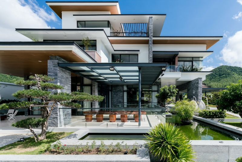 Thiết kế biệt thự sân vườn ở Hóc Môn