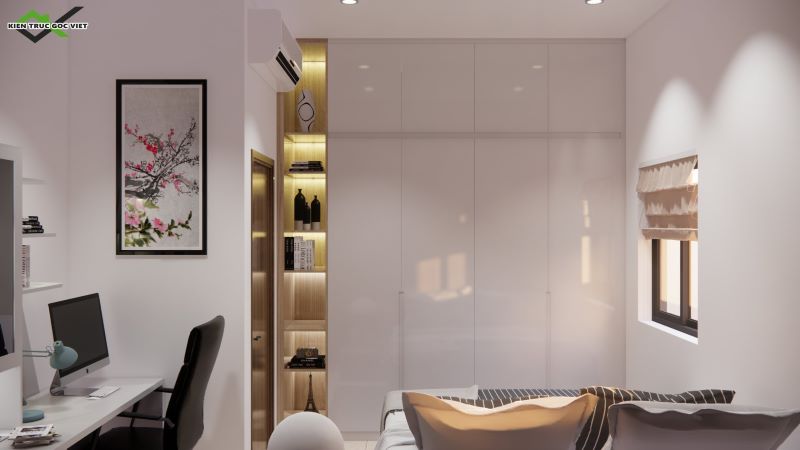 Thiết kế nhà hiện đại đẹp rộng 5 mét ở Thủ Dầu Một