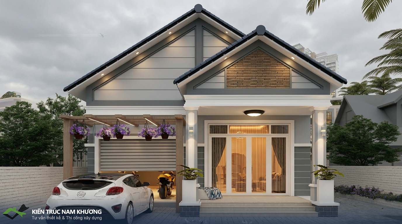 thiết kế nhà cấp 4 ở Bình Dương