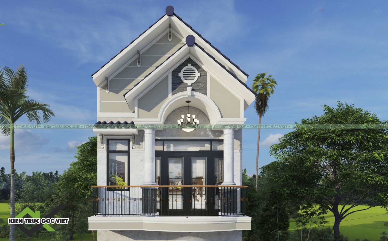 Thiết kế mái thái 2 tầng 