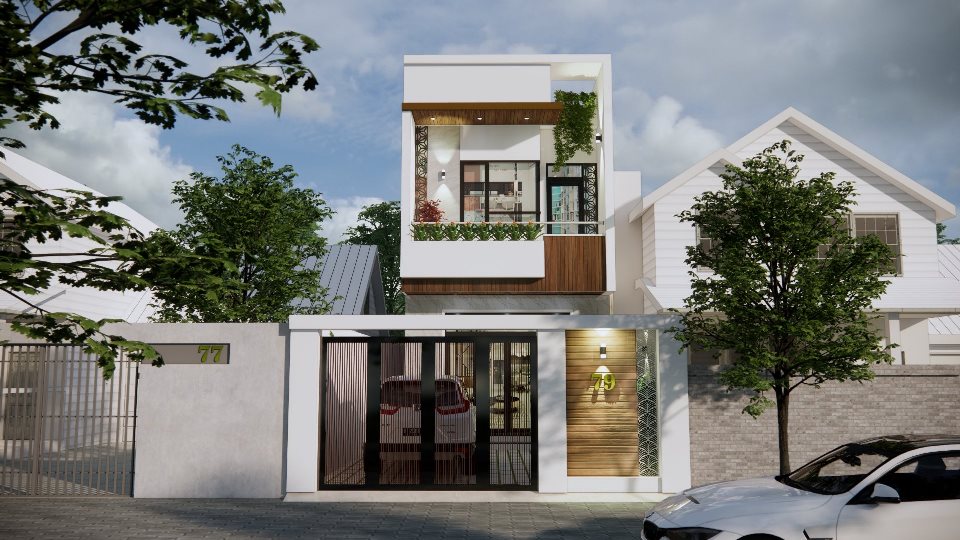 Thiết kế nhà phố tại Thủ Dầu Một 