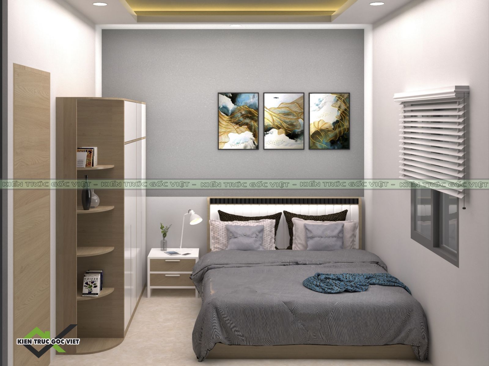 Thiết kế nội thất phòng ngủ v1