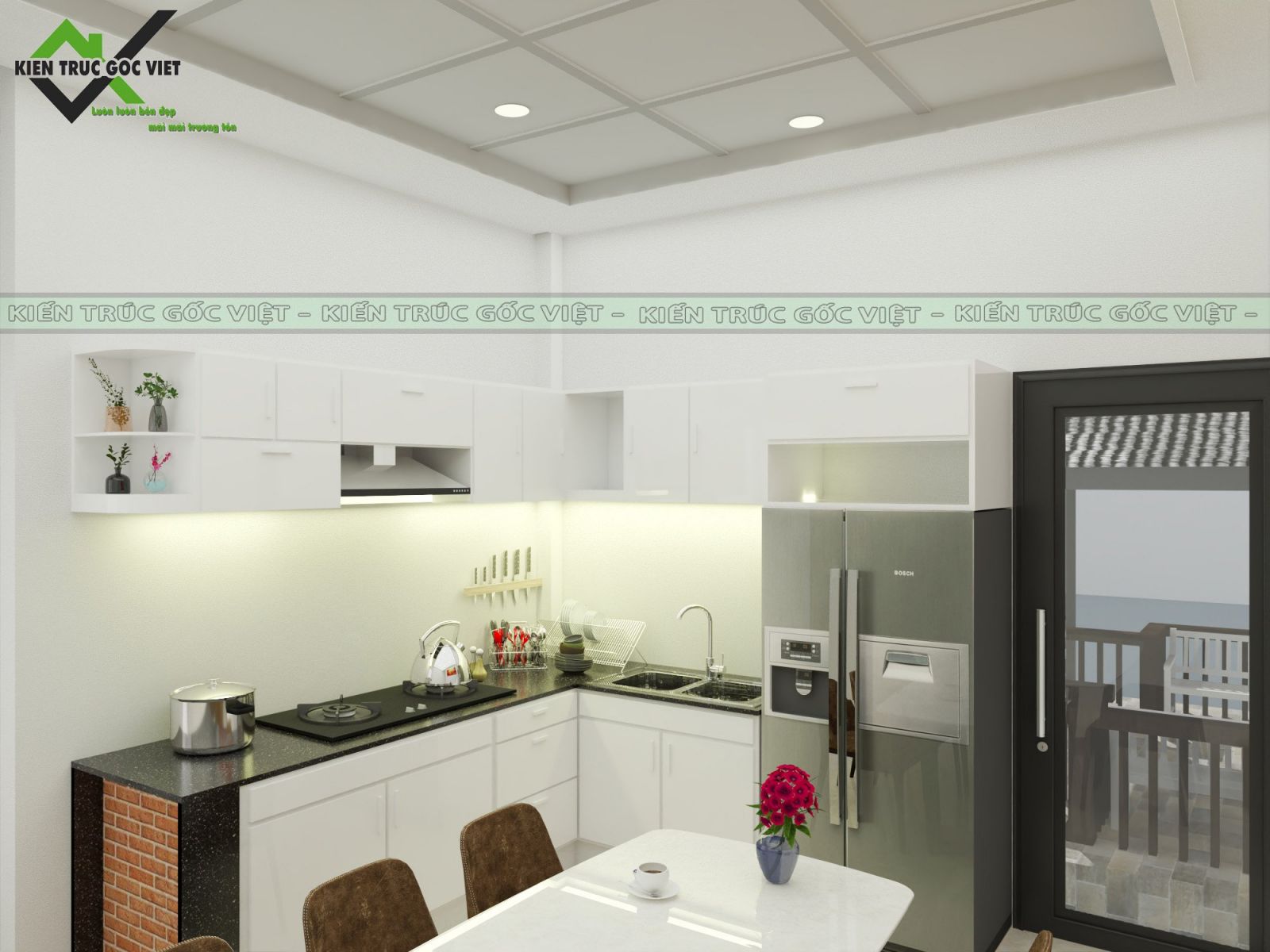 Thiết kế nội thất phòng ăn