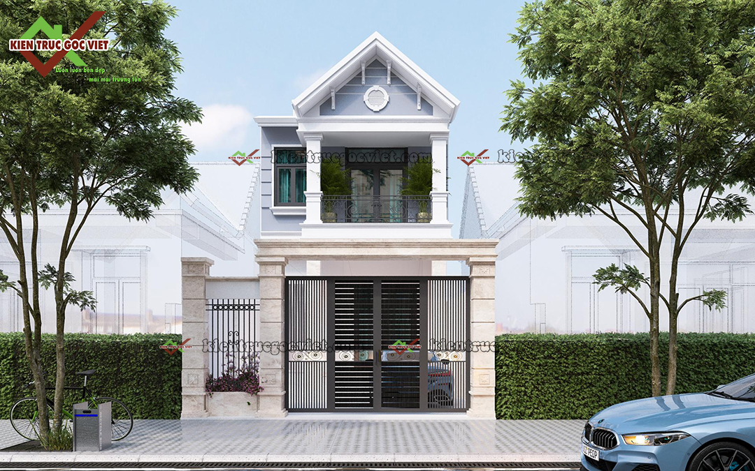 Mẫu thiết kế nhà đẹp 2 tầng 