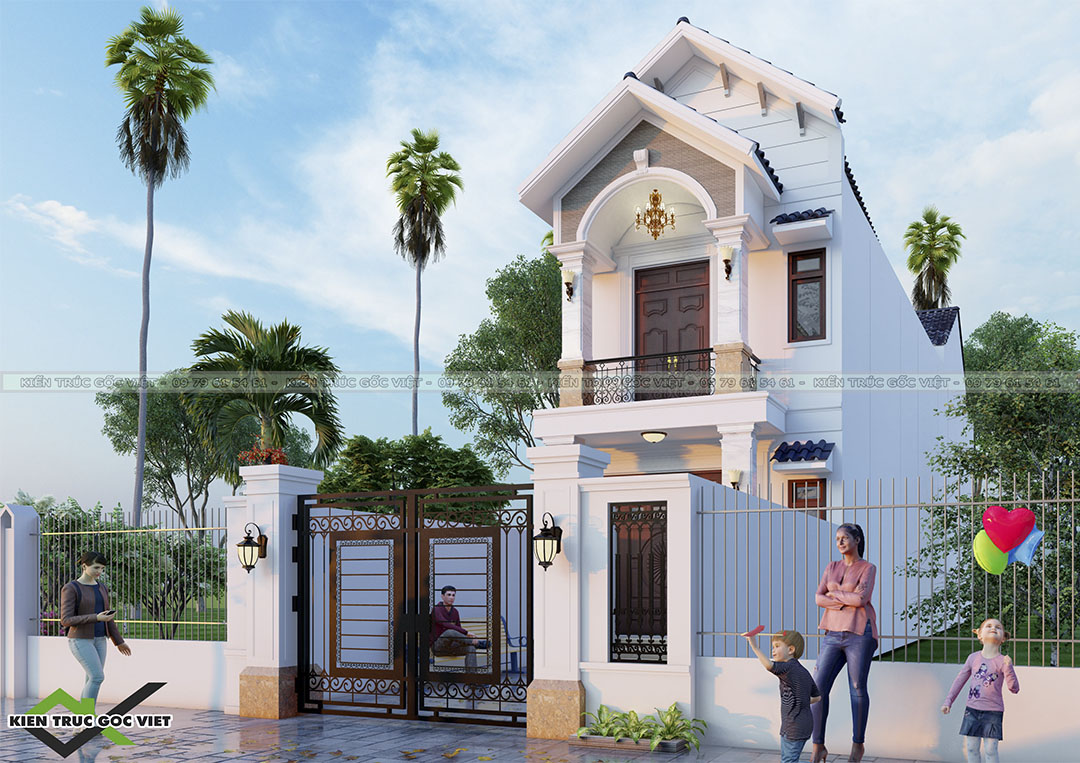 Phối cảnh mặt tiền view 2