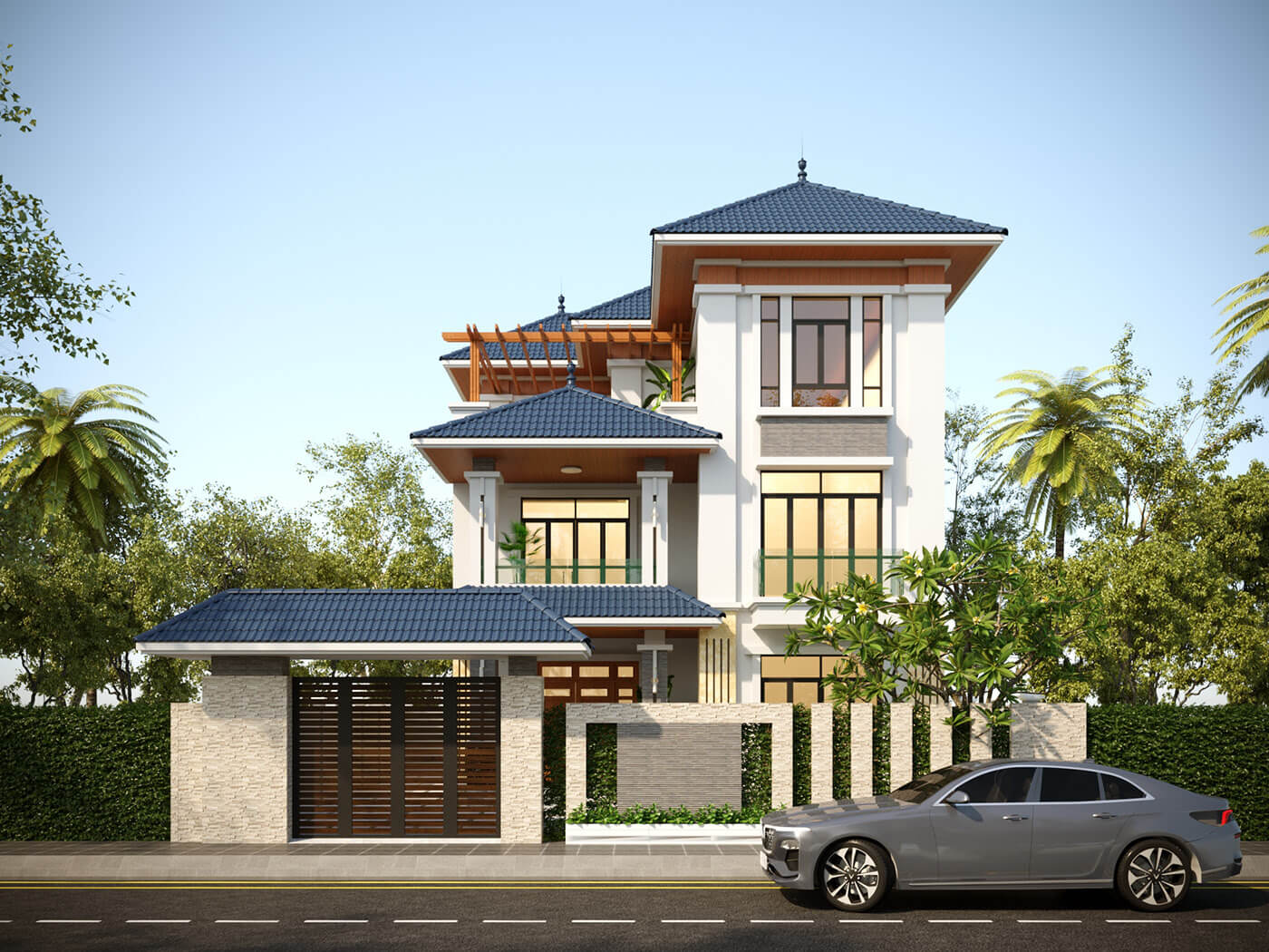 Thiết kế nhà phố tại Thủ Dầu Một 