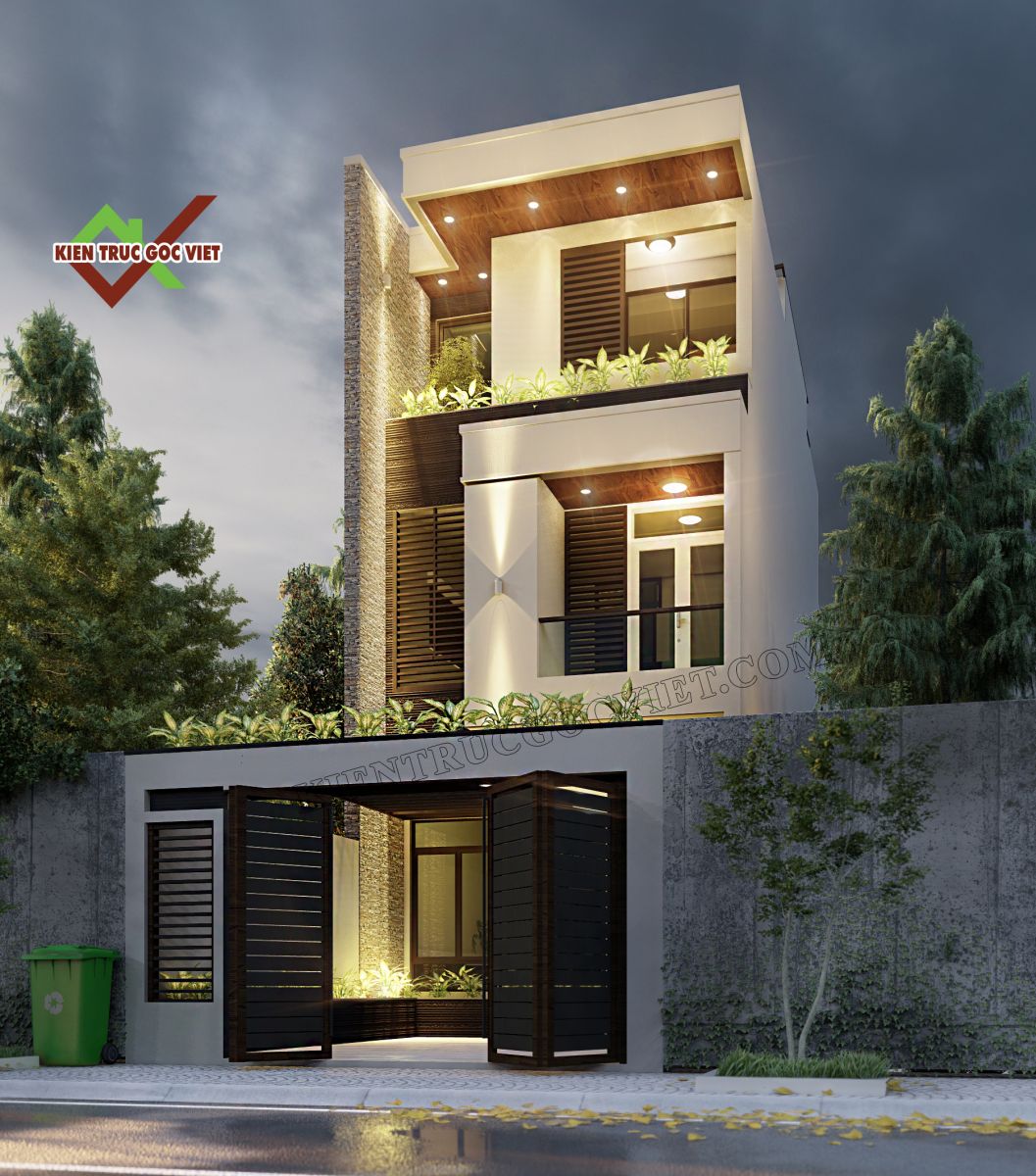 Thiết kế nhà phố cực đẹp 