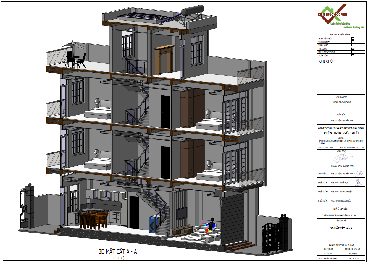 Mặt cắt 3d 