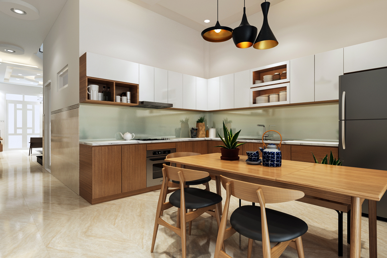 Thiết kế nội thất phòng ngủ cực đẹp ở hóc môn 