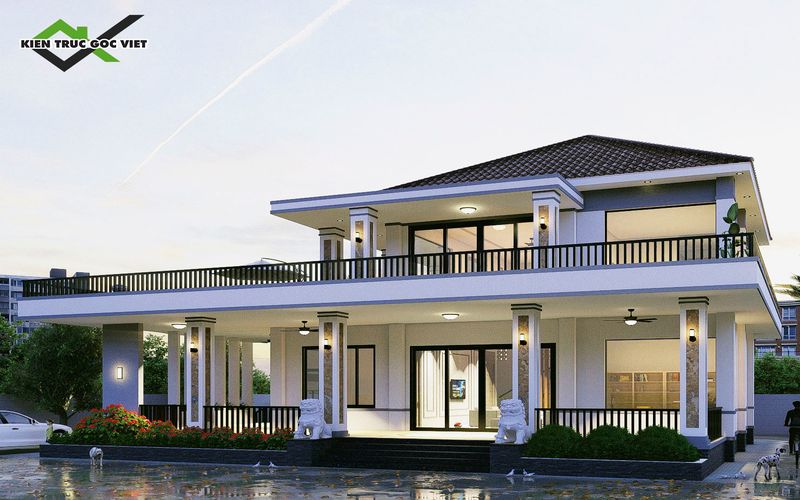 Mẫu nhà biệt thự đẹp 