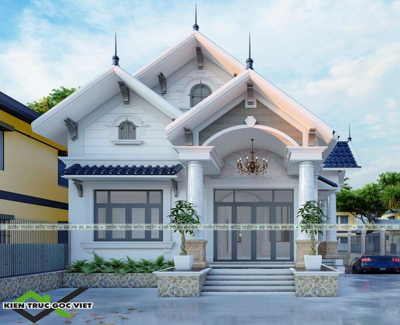 Mẫu nhà cấp 4 mái thái đẹp  