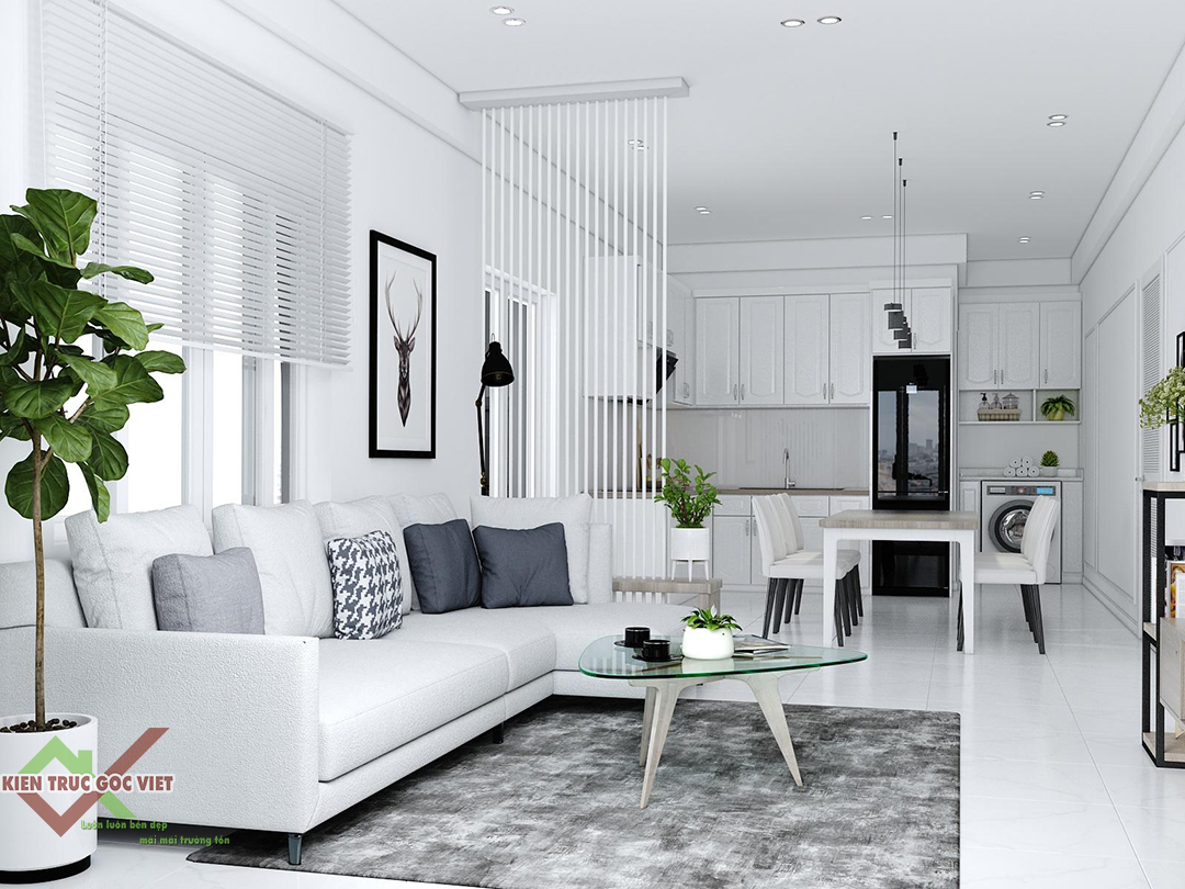 Phối cảnh nội thất phòng khách 