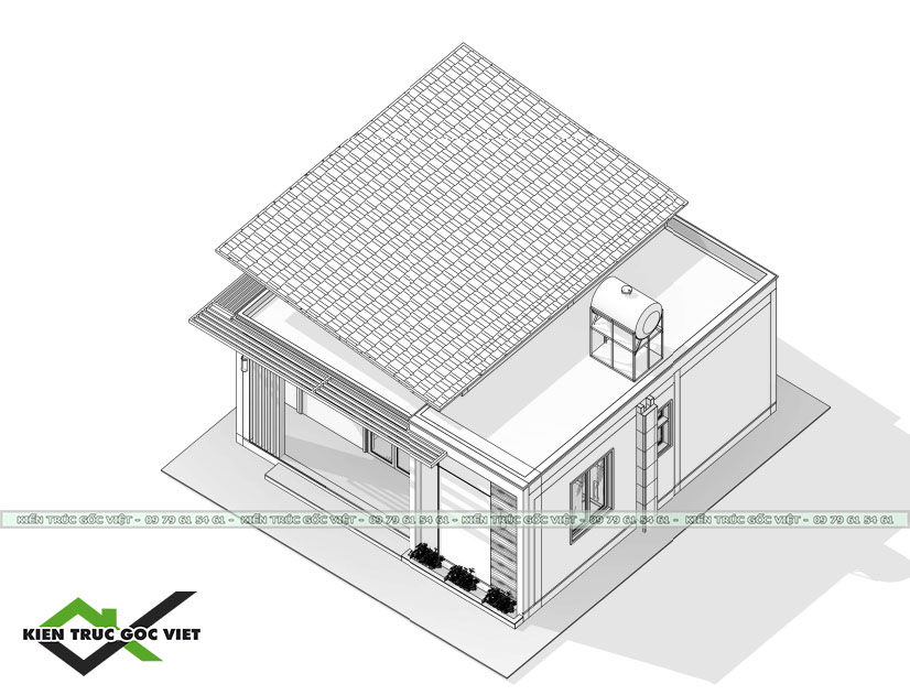 Mặt bằng nhà cấp 4 ở Đồng Nai