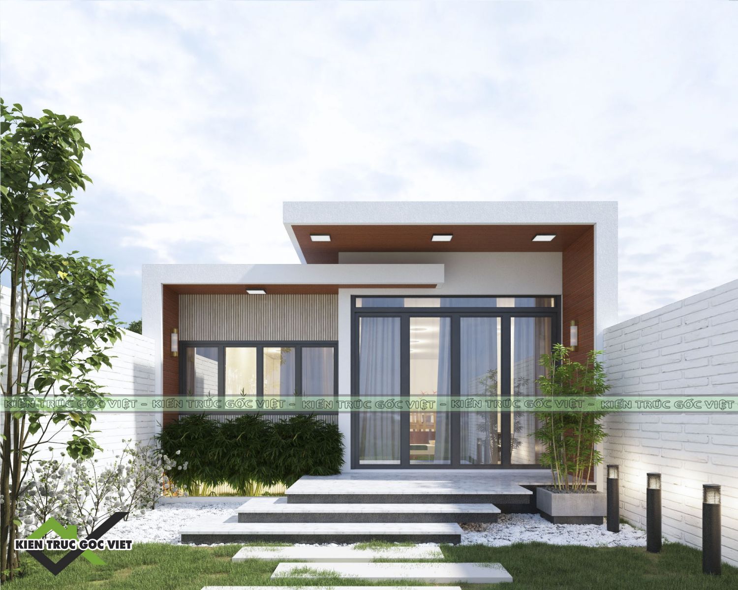 Mẫu nhà cấp 4 hiện đại