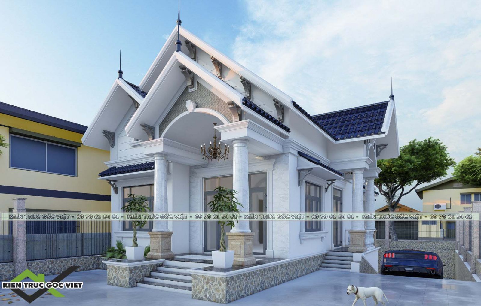 Thiết kế mặt tiền nhà cấp 4 tiện nghi